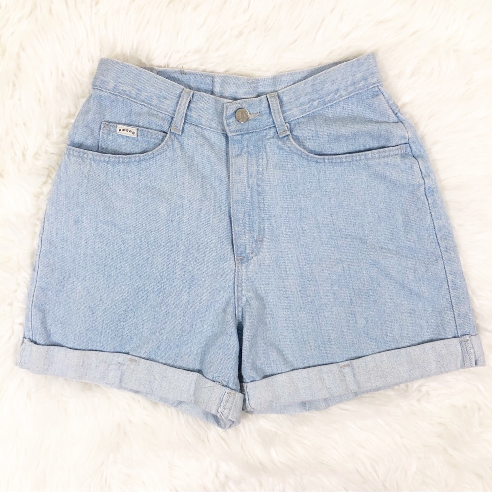 Riders by Lee High Waisted Light Wash Denim Shorts